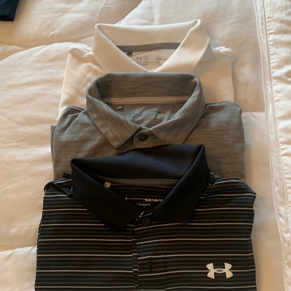 Under Armour Boys Performance Polos
